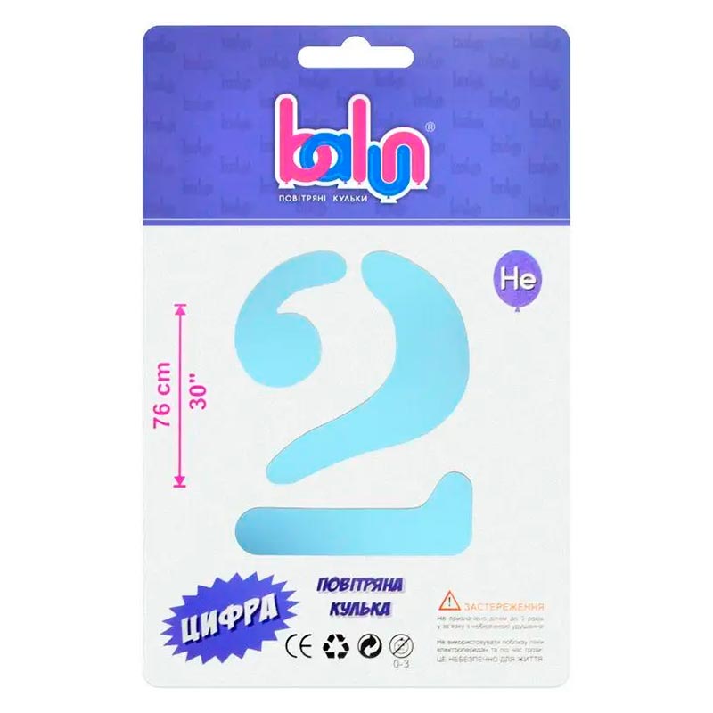 ���������� ������ ����� "2" sugar blue Balun 30" (76 ��) 1 ��