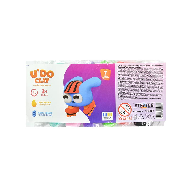 ���� ��� �������� "U'DO Clay 7 ��." ������ 10� (���) 30889