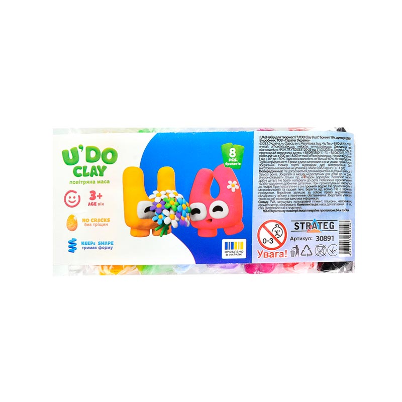 ���� ��� �������� "U'DO Clay 8 ��." ������ 10� (���) 30891