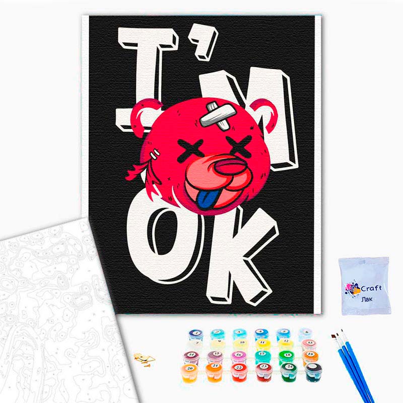 ���� ��� ������� "I'M OK" 30*40 ��