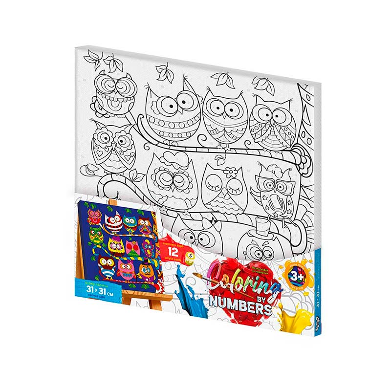 ������� �� �������� "Coloring by numbers" Danko Toys ���� �� ���� 31��*31��
