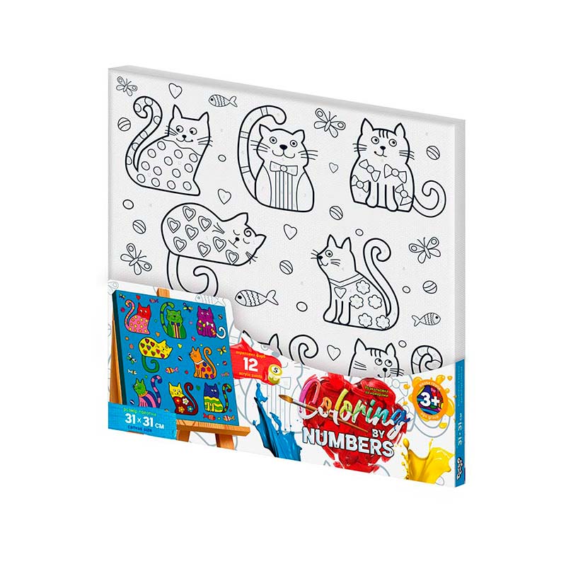 ������� �� �������� "Coloring by numbers" Danko Toys ����� �������� 31��*31��
