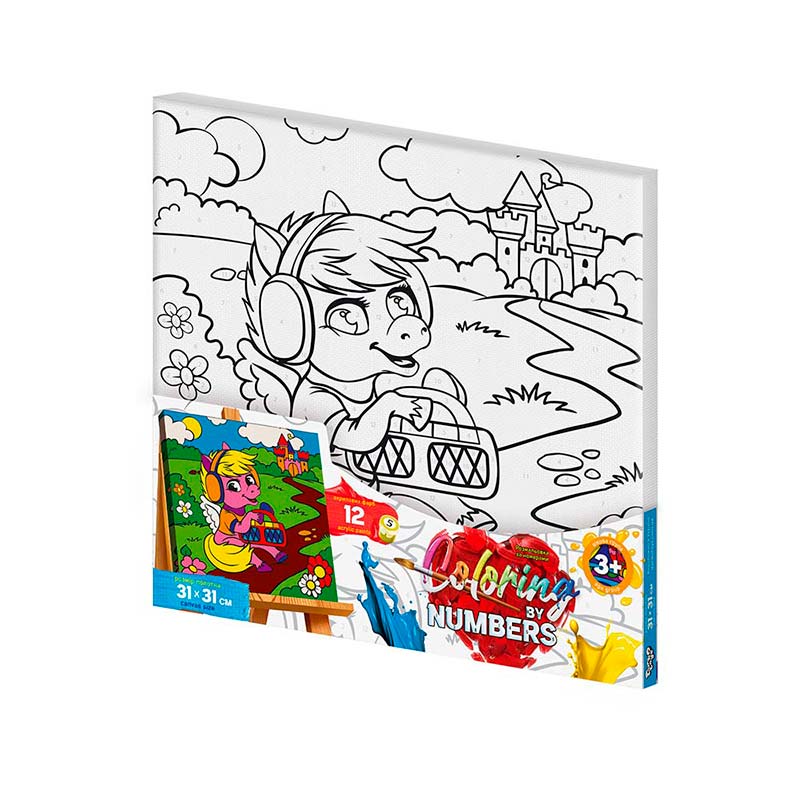 ������� �� �������� "Coloring by numbers" Danko Toys ���� 31��*31��