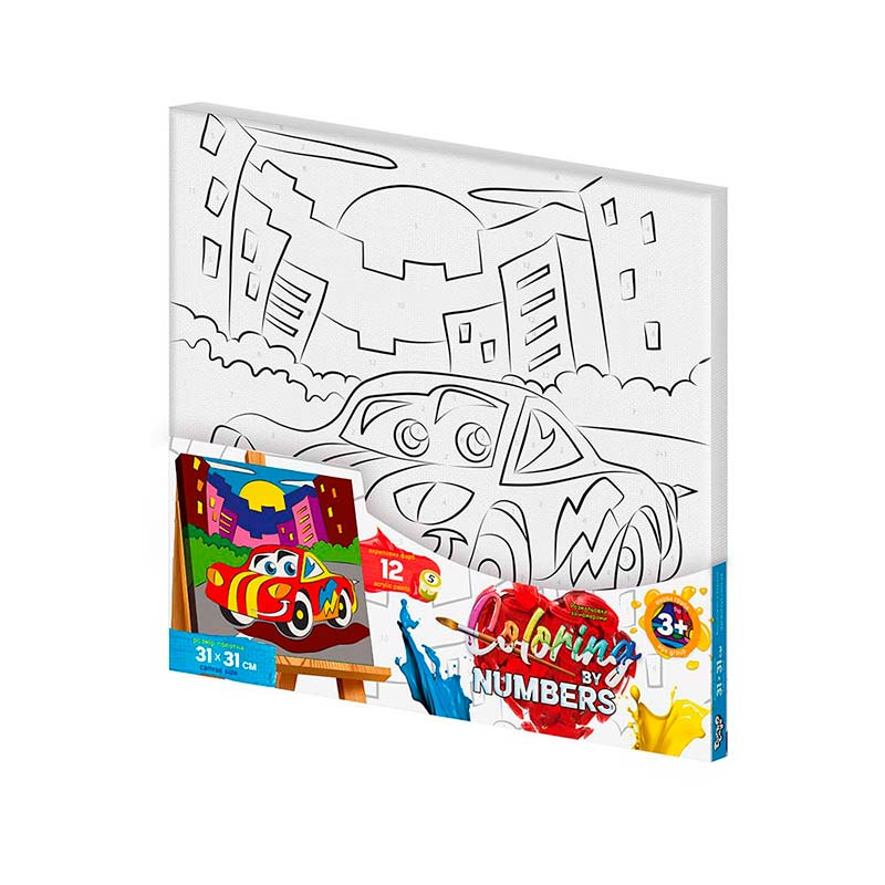 ������� �� �������� "Coloring by numbers" Danko Toys ��������� 31��*31��