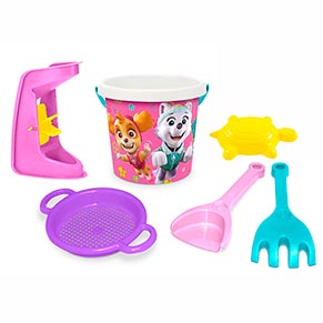 ���� ��� ���� IML 6 ��. "������� �������" �������, / Paw Patrol komplet do piasku 6 el. rozowy(��)