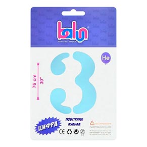 ���������� ������ ����� "3" sugar blue Balun 30" (76 ��) 1 ��