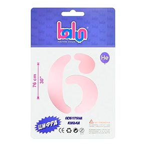 ���������� ������ ����� "6" sugar pink Balun 30" (76 ��) 1 ��
