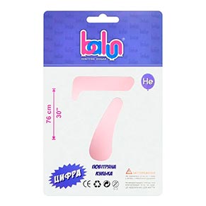 ���������� ������ ����� "7" sugar pink Balun 30" (76 ��) 1 ��