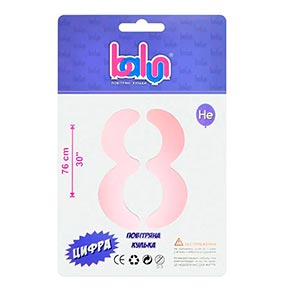 ���������� ������ ����� "8" sugar pink Balun 30" (76 ��) 1 ��