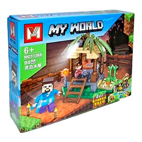 Конструктор MINECRAFT MG1138 8ШТ В БЛОЦІ (77+ДЕТ)