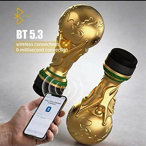 Портативна Bluetooth-колонка «Кубок світу» – бездротова музична колонка.