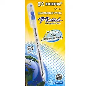Ручка кулькова Beifa, синя