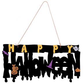 Декор. Прикраса з фетру "Happy halloween", Хелловін YES! FAN