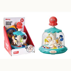 Дзига 6235 в коробці р.13,5x18,5x13,5 см YG Toys