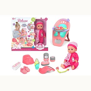 Пупс з WZB7109-4 з аксесуарами, в коробці р.38x10x35 см YG Toys