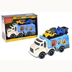 Машина автовоз 933-883B в коробці р.33,5x12x21,5 см YG Toys