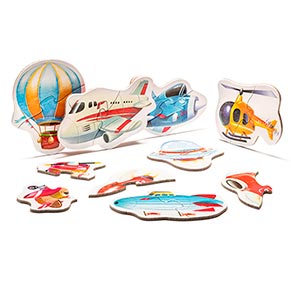 ����� 8 � 1 "��������� ���������"/Puzzles 8 in 1 "Air Transport"