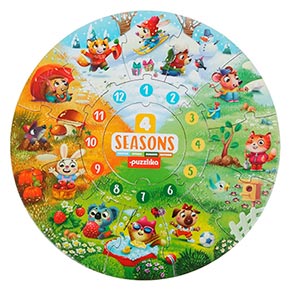 ���������� ����� "4 ������"/Puzzles "4 Amazing Seasons"