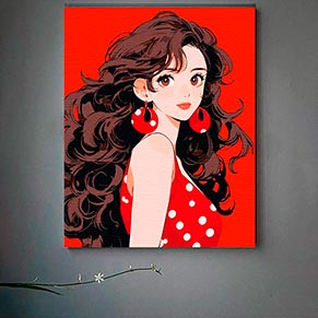 ������� �� �������� "Anime girl" ArtCraft 40*50 ��