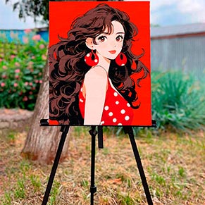 ������� �� �������� "Anime girl" ArtCraft 40*50 ��