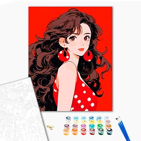 ������� �� �������� "Anime girl" ArtCraft 40*50 ��