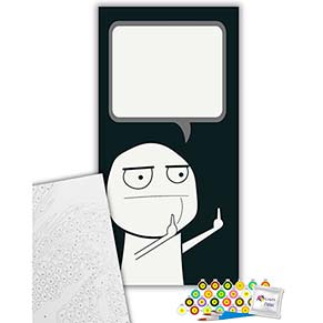 ������� �� �������� "F*ck you" 40*80 ��