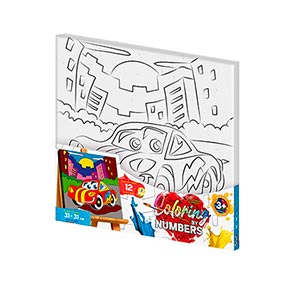 ������� �� �������� "Coloring by numbers" Danko Toys ��������� 31��*31��